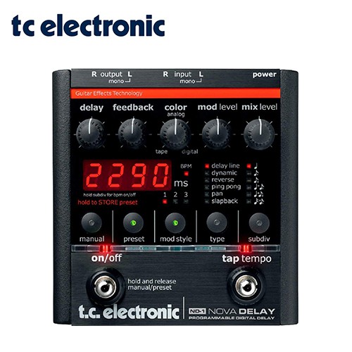 tc electronic ND-1 Nova Delay 空間系效果器【敦煌樂器】, , large