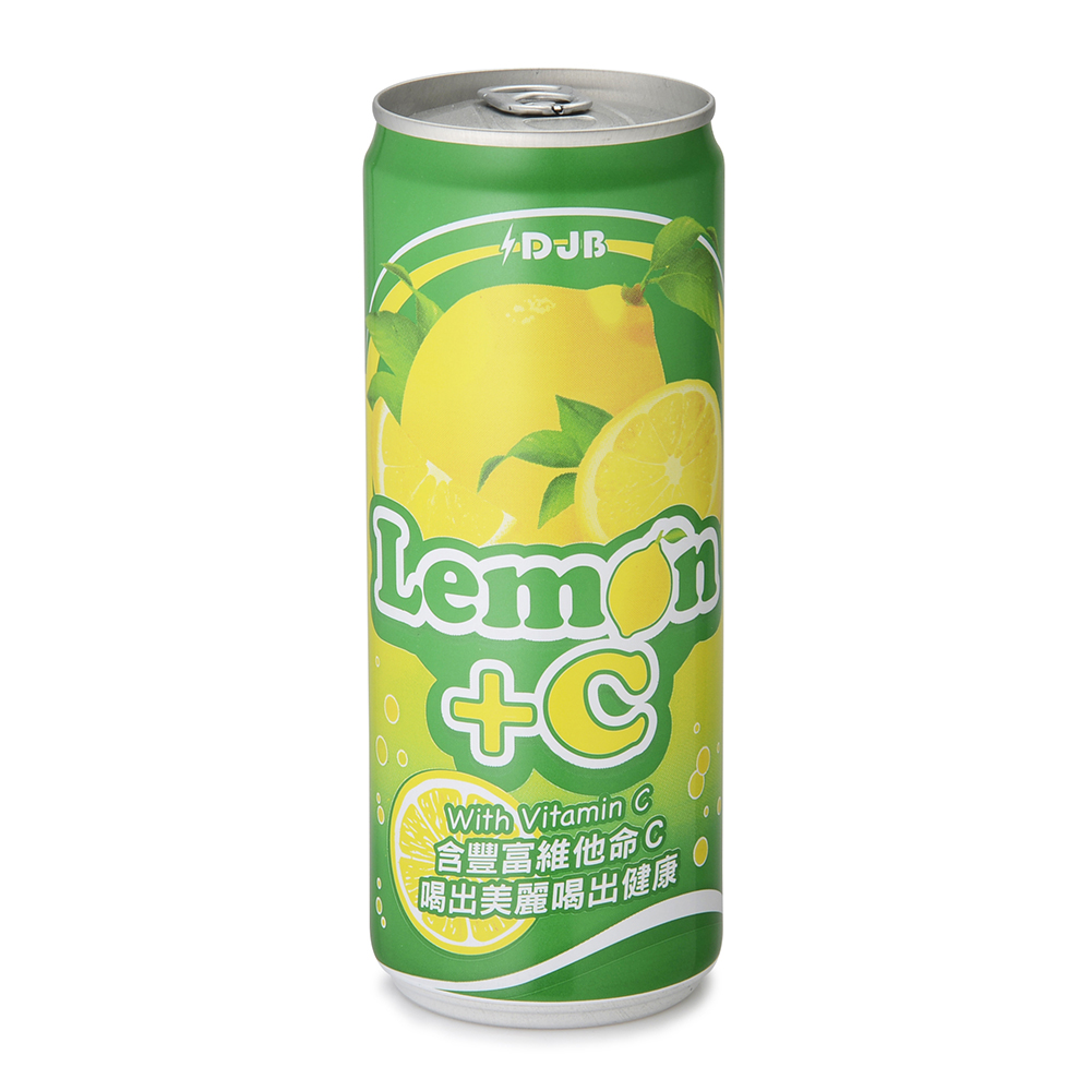 DJB LEMON+C氣泡飲-檸檬口味 330ml, , large