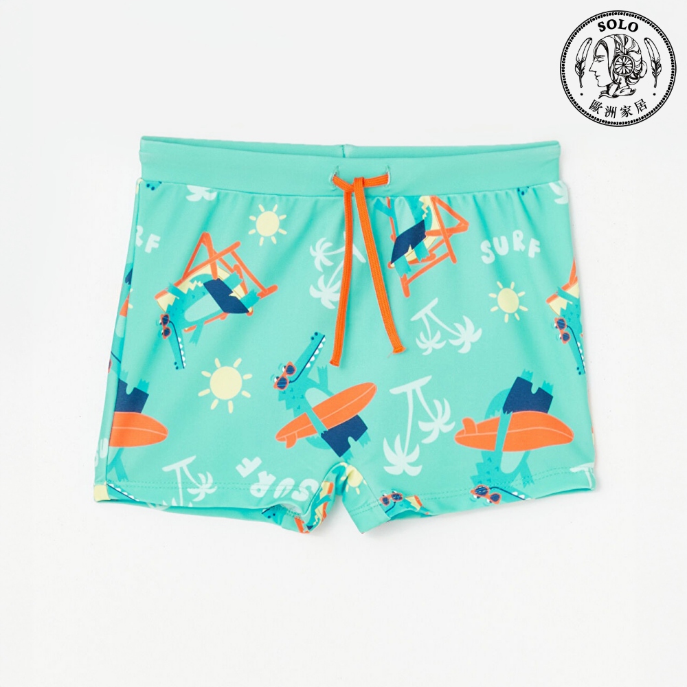 【SOLO Vintage】LCW Surf Crocodile Baby Swimming Pants 40+ UV Protection Made in Turkey 9-12m