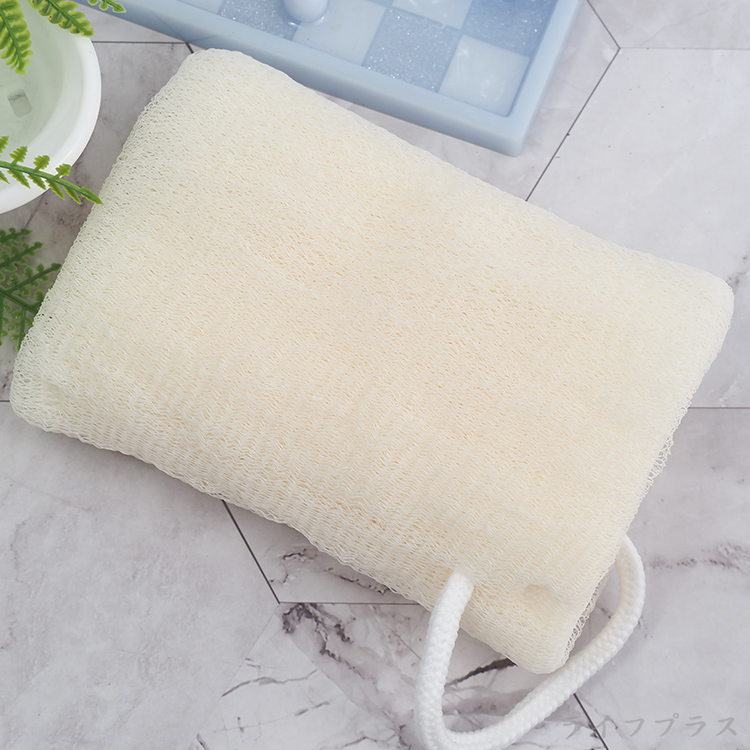 皺皺網沐浴絲瓜棉-6入, , large