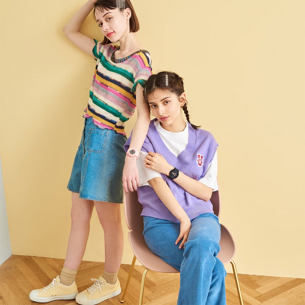 CASIO 卡西歐 Baby-G 街頭風 玫瑰金雙顯手錶 BA-110XRG-1A, , large