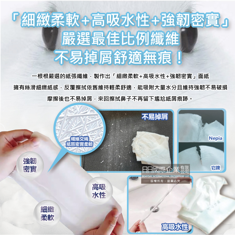 [日日好物]日本Nepia王子-鼻貴族超柔軟滋潤型雙層袖珍面紙12抽x4包/袋(妮飄空汙花粉季感冒衛生紙,舒緩紅鼻子潤澤紙手帕,外出旅行隨身便攜紙巾), , large