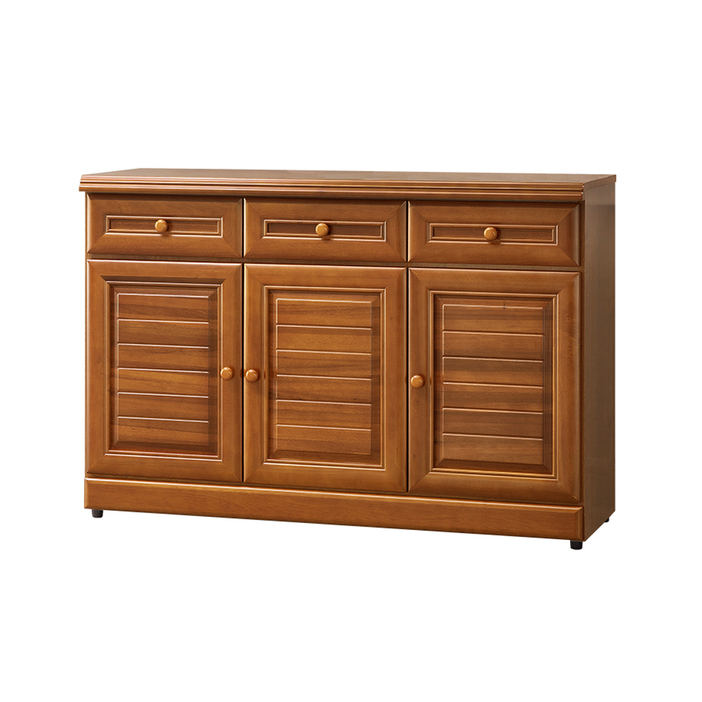 【唯熙傢俱】奧莉薇樟木色4尺餐櫃