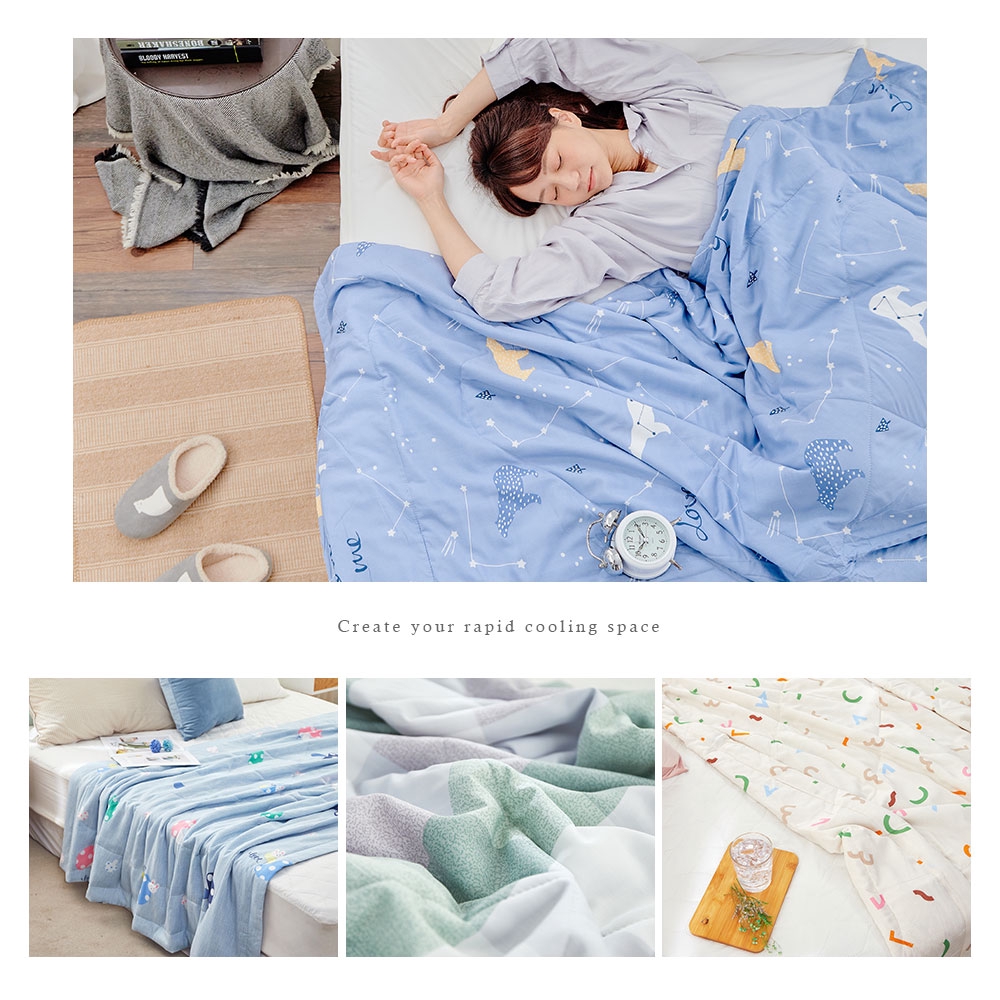 【DUYAN 竹漾】Cool-Fi 空氣涼感被 / 情話小熊 台灣製, , large