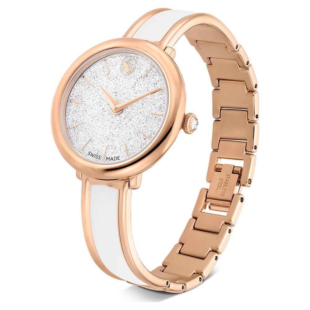 SWAROVSKI 施華洛世奇 Crystalline Bangle 璀璨水晶手鐲女錶 手錶-32mm 5689324, , large