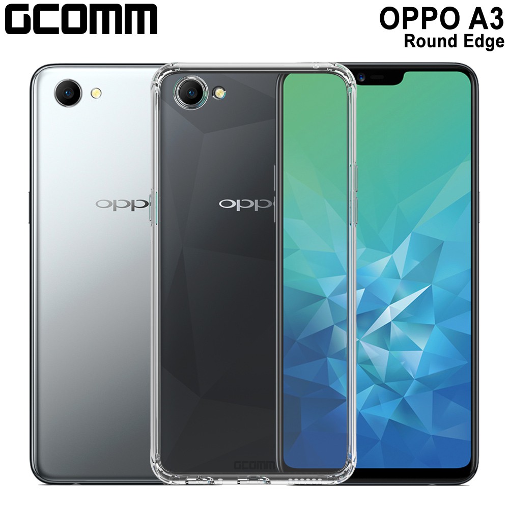 GCOMM OPPO A3 清透圓角防滑邊保護套 Round Edge, , large