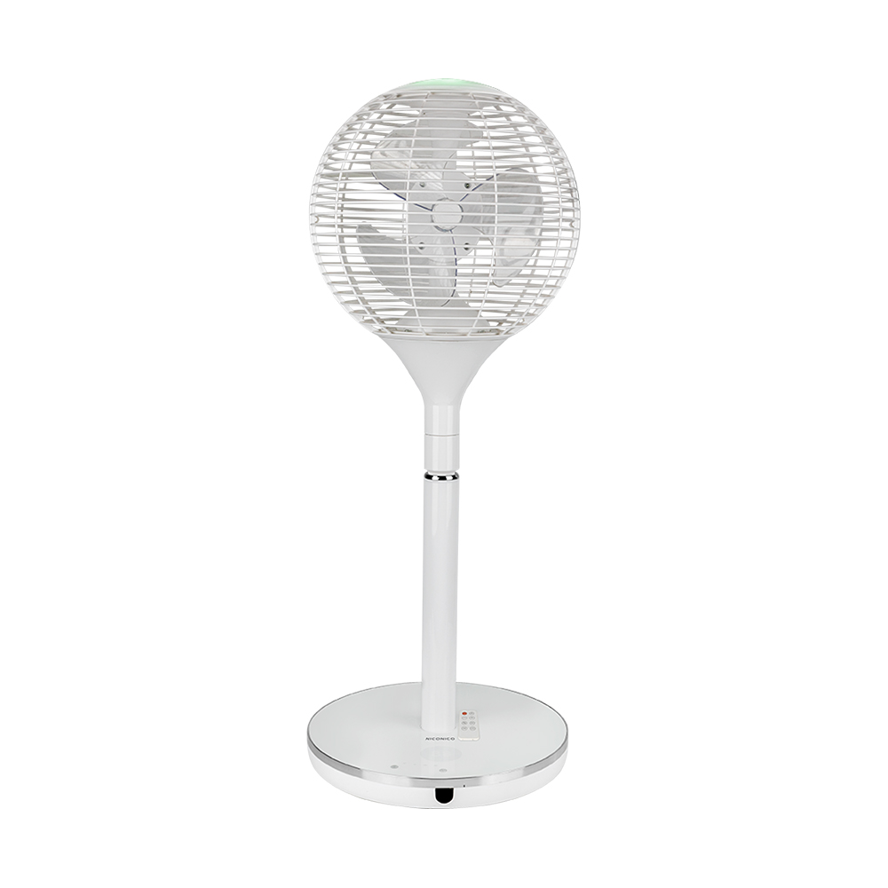 【NICONICO】 360度球形DC遙控美型立扇NI-S2011(璀璨白), , large