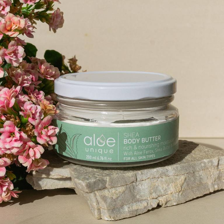 aloe unique 優尼客 開普蘆薈乳木果滋潤乳霜 200ml 乾肌推薦 保濕 修復 潤澤, , large