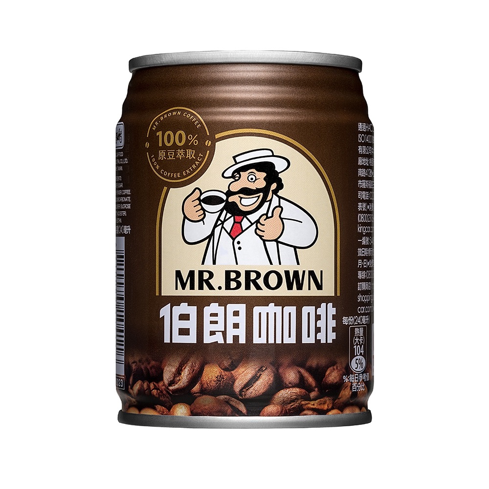 伯朗咖啡原味Can240ml, , large