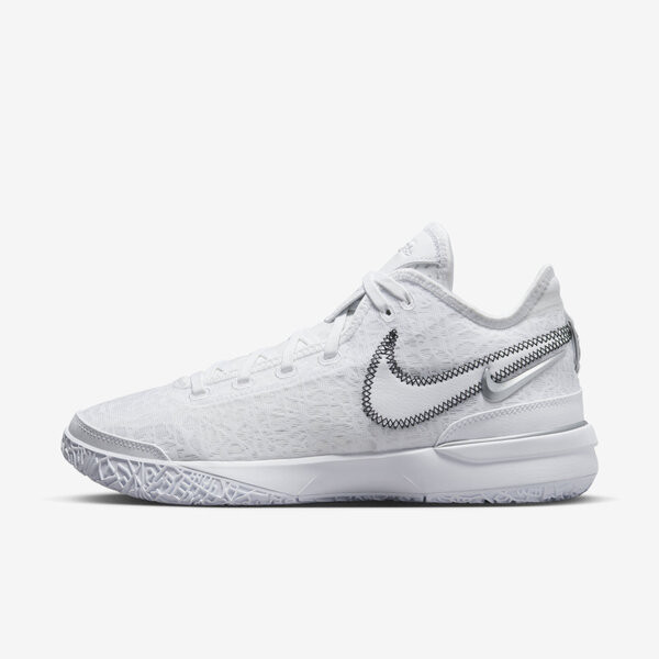 [Kixpress] Nike Zoom LeBron NXXT Gen EP 男 籃球鞋 運動 氣墊 耐磨 白銀 [DR8788-101], , large