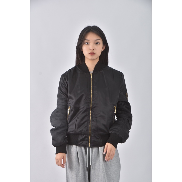 (L) the style box飛行黑色外套二手衣, , large