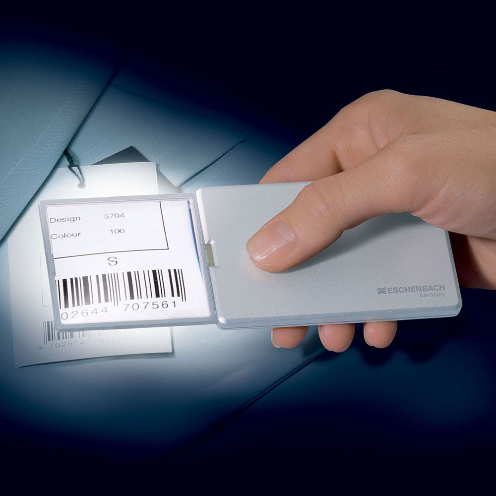 Eschenbach easyPOCKET 4x/16D/50x45mm LED Portable Magnifier 152122, , large