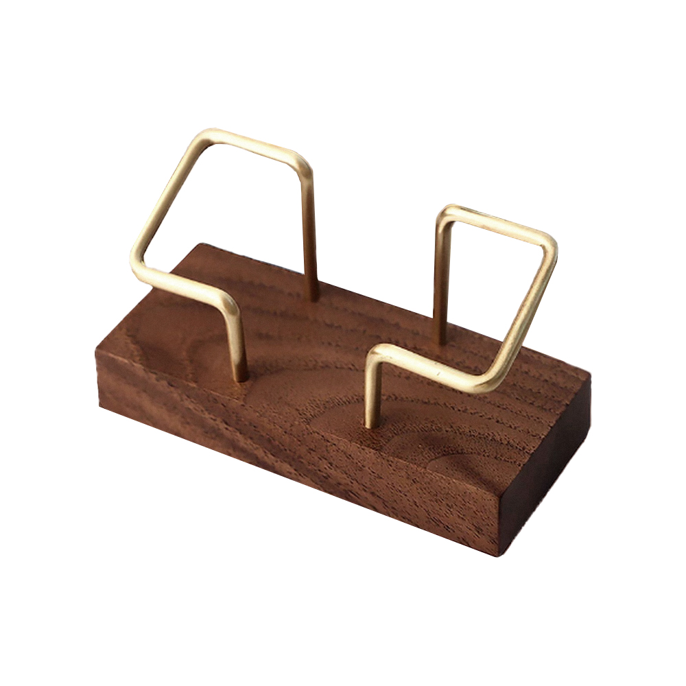 【上手家居】實木名片架 胡桃木(名片座/名片盒/平片收納), , large