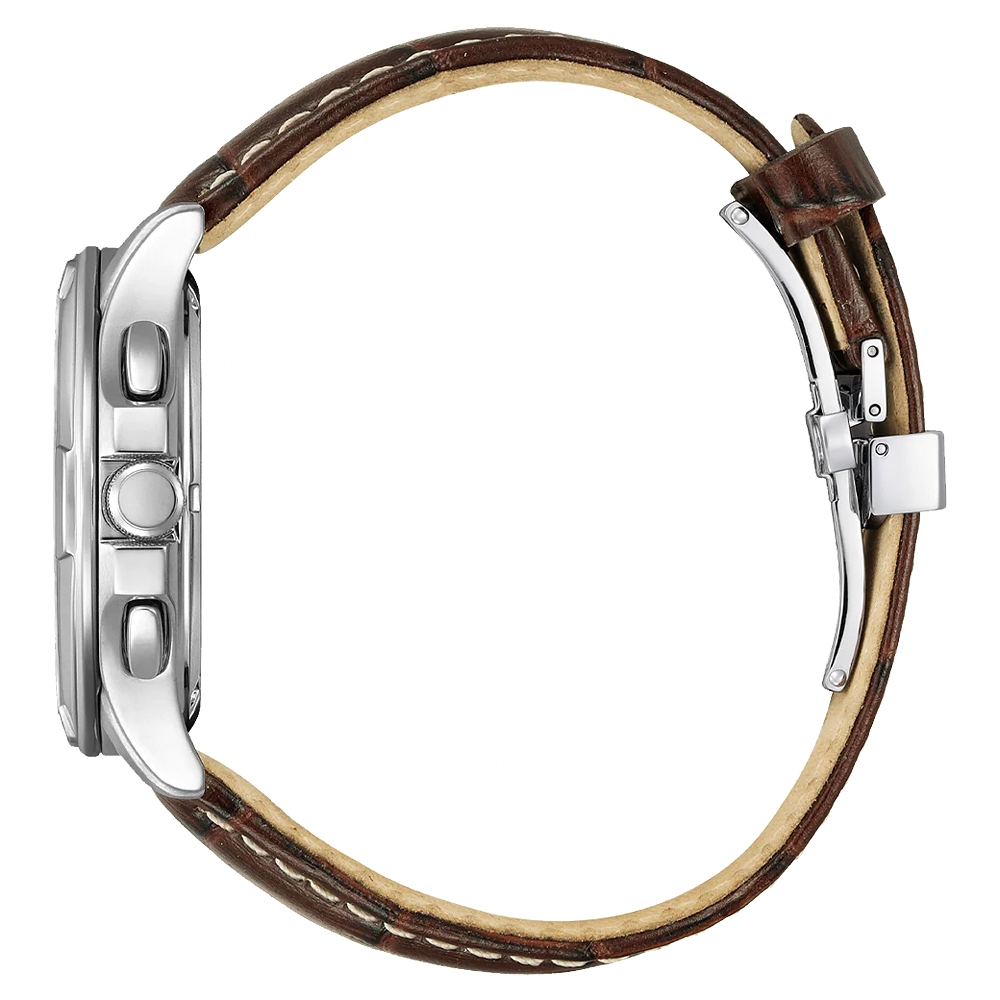 CITIZEN 星辰 光動能萬年曆手錶-42mm BL8160-07X, , large