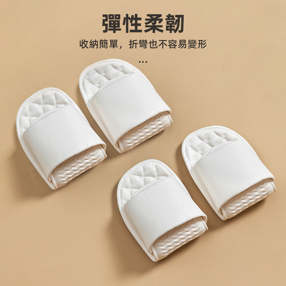 【上手家居】折疊拖鞋 M 39-41碼(室內拖鞋/旅行拖鞋/飯店拖鞋/一次性拖鞋/摺疊拖鞋), , large