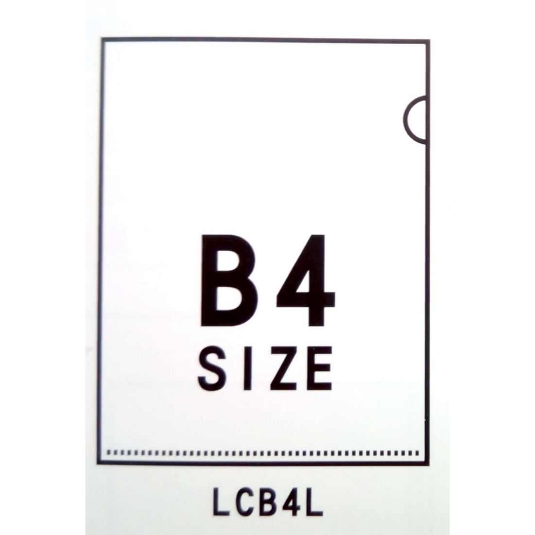 【連勤】PP透明L型B4文件套 12入/包  LC-B4L, , large