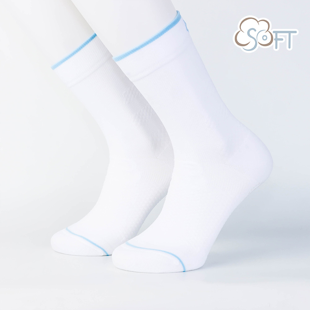 【SOFT】Light Compression socks-Snow frost blue (26-31cm), , large