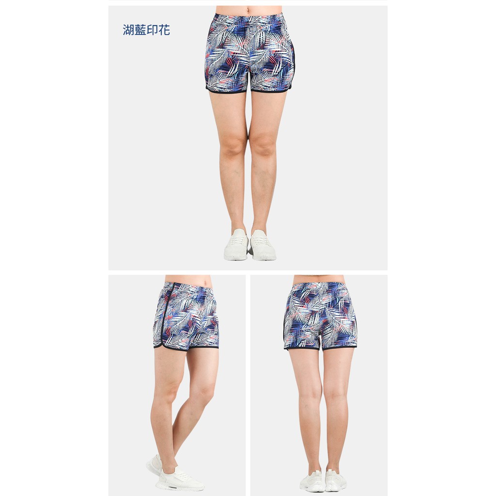 [Tectop探拓戶外]92442印花款彈力跑步短褲 透濕 排汗 輕量 快乾, , large