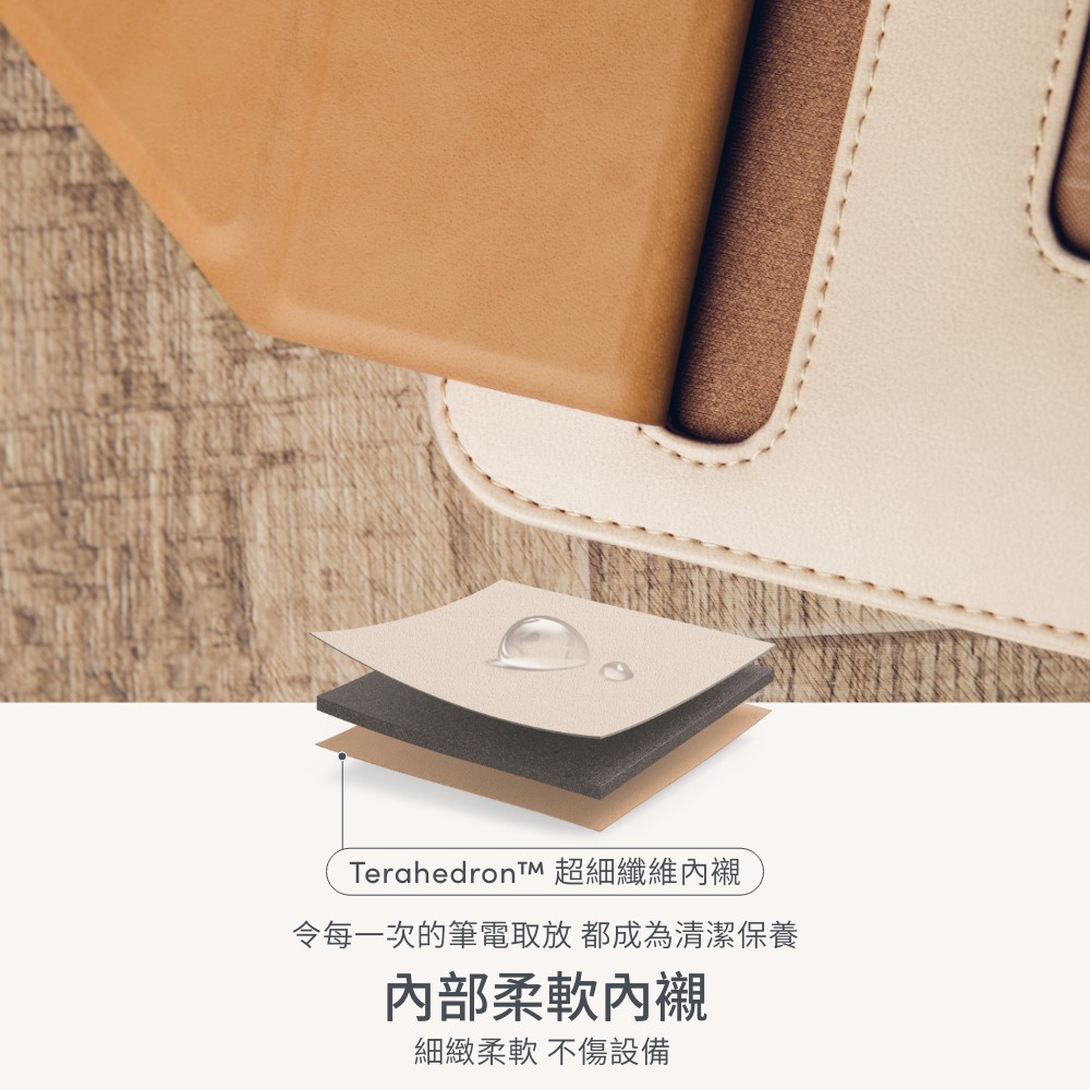 Moshi Muse 13吋 三合一多功能筆電支架包(貝殼白), , large