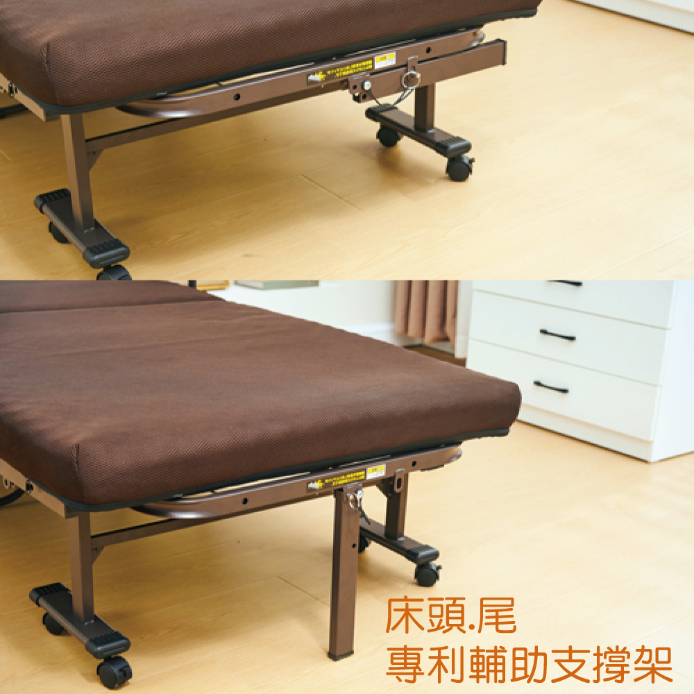 《Simple Life》電動增高型波浪棉免組裝折疊床-BDH, , large