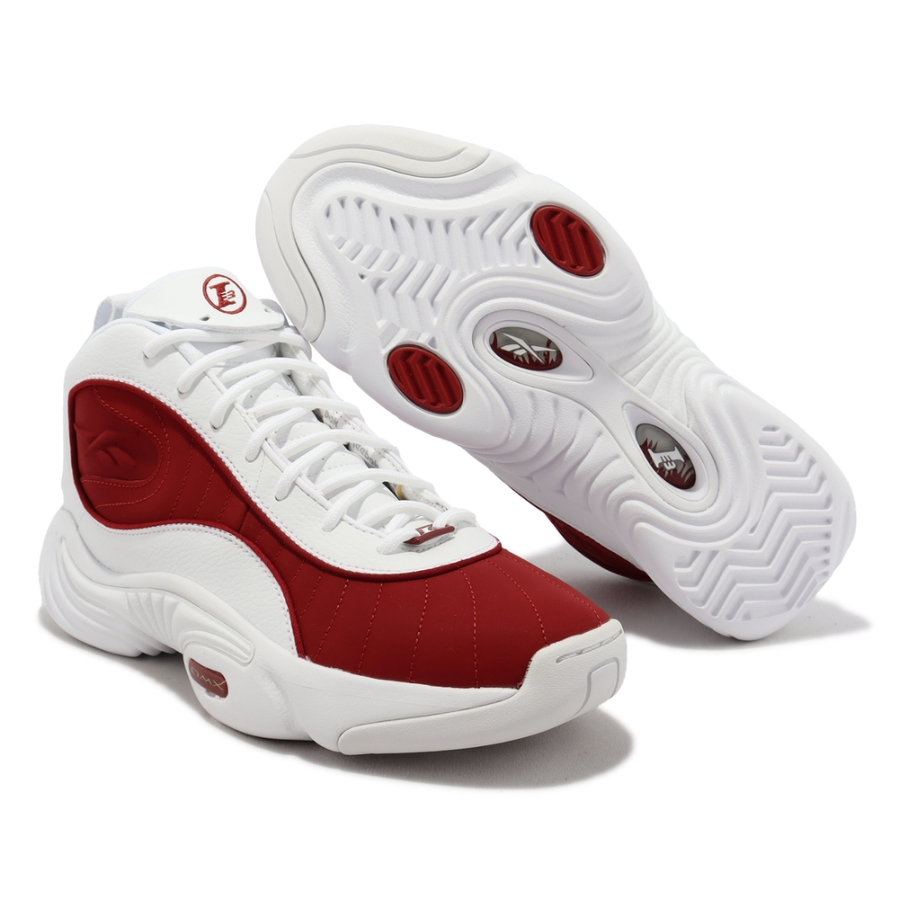 [秉宸] REEBOK ANSWER III 籃球鞋 復刻 經典 艾佛森 大尺碼 白紅 100070300 23FW, , large