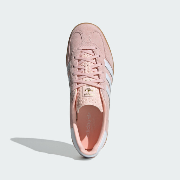 Kixpress-Adidas Gazelle Indoor W 女 運動休閒鞋 德訓鞋 復古 舒適 穿搭 櫻花粉 [IH5484], , large