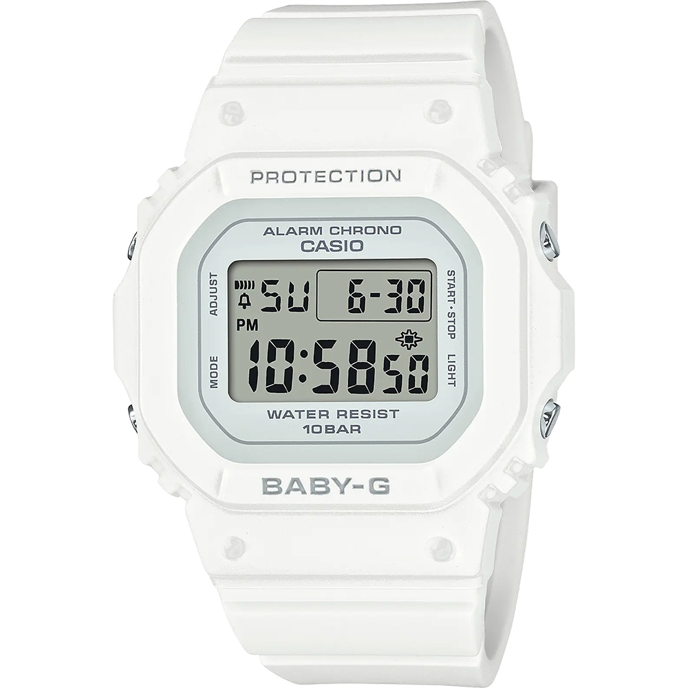 CASIO 卡西歐 BABY-G 經典人氣方形電子錶 BGD-565U-7, , large