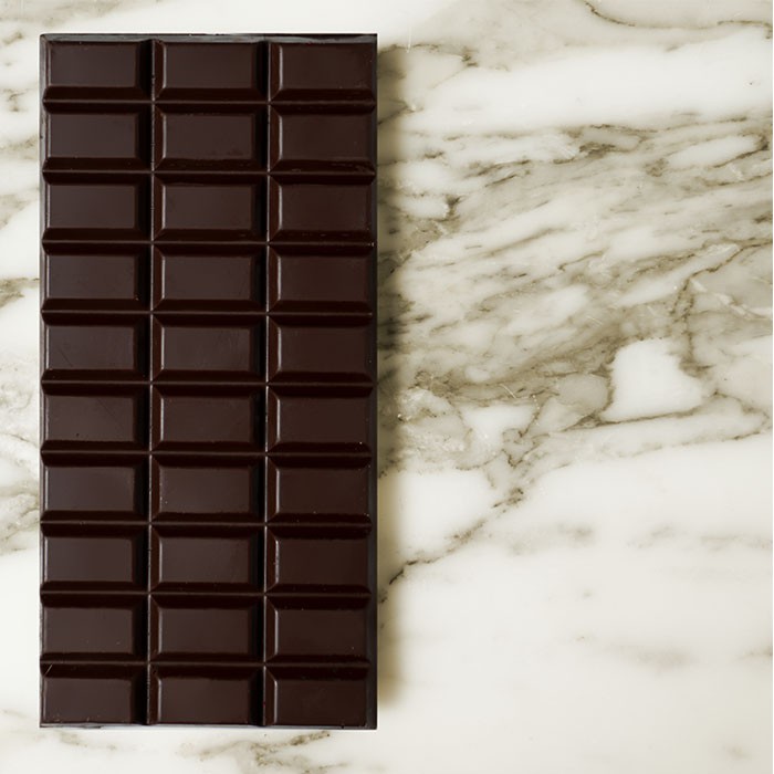 Dark chocolate with rose petals, , large