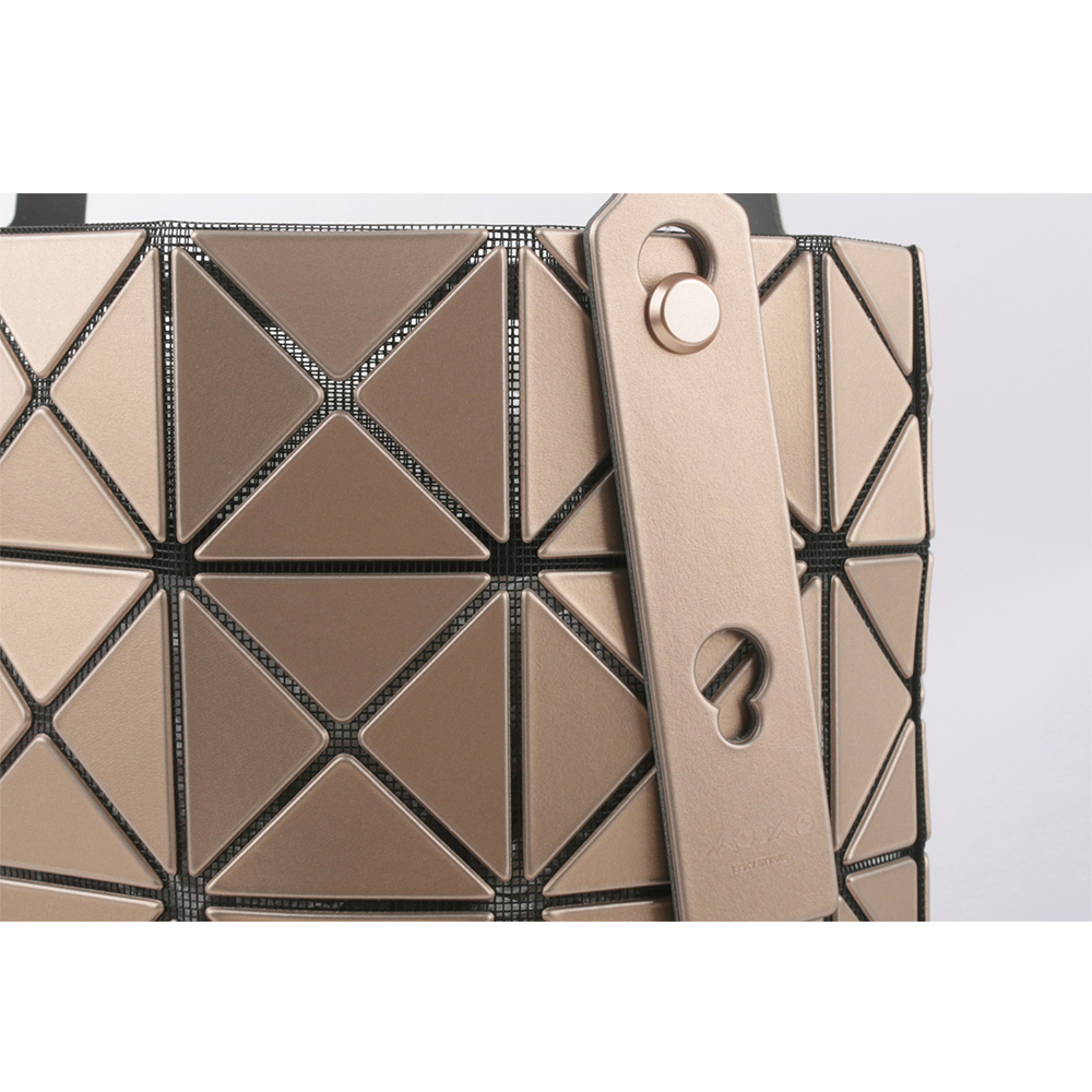 ISSEY MIYAKE BAO BAO LUCENT BOXY 5X4 金屬色手提包/橘色, , large