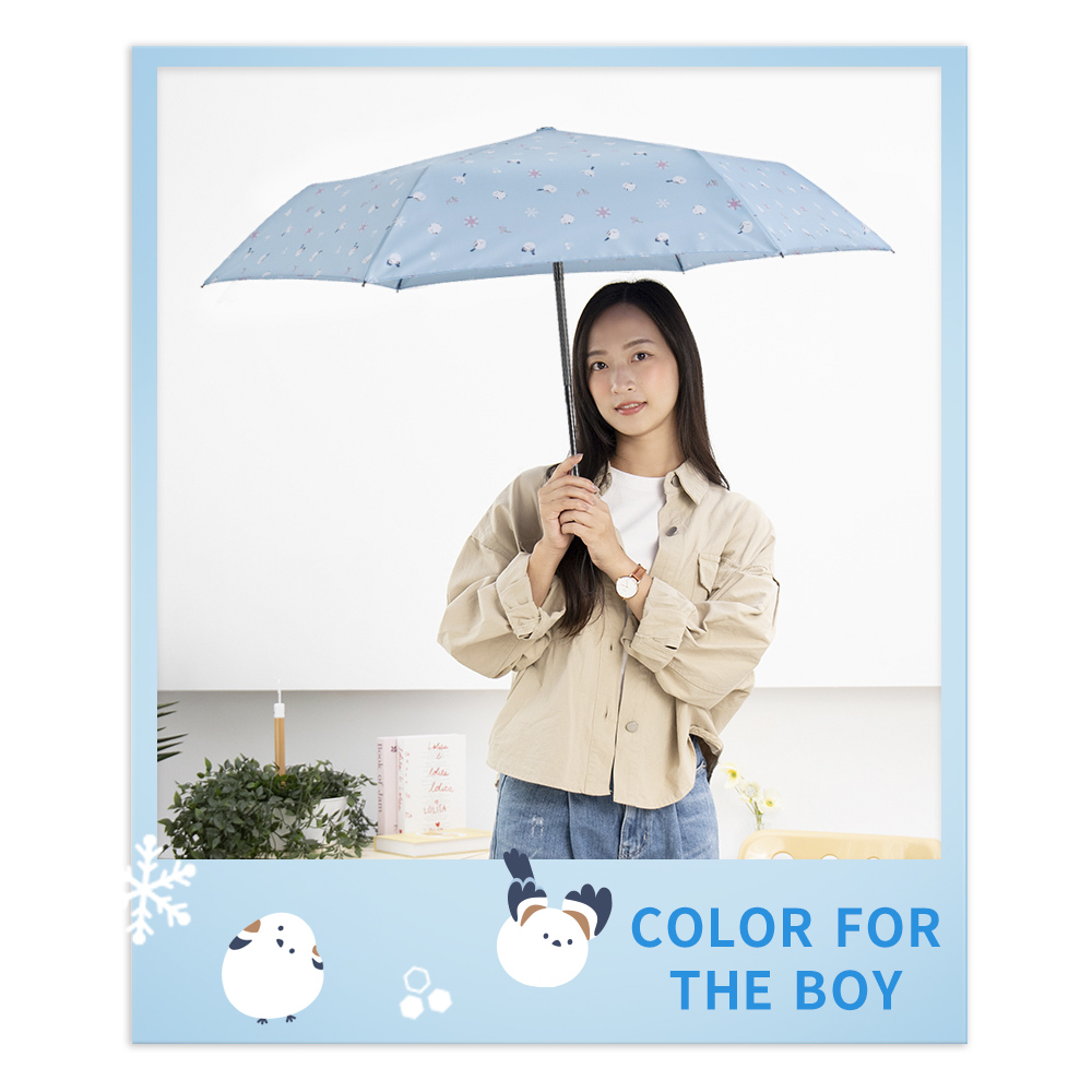【德國boy】三折輕收防曬自動傘, , large