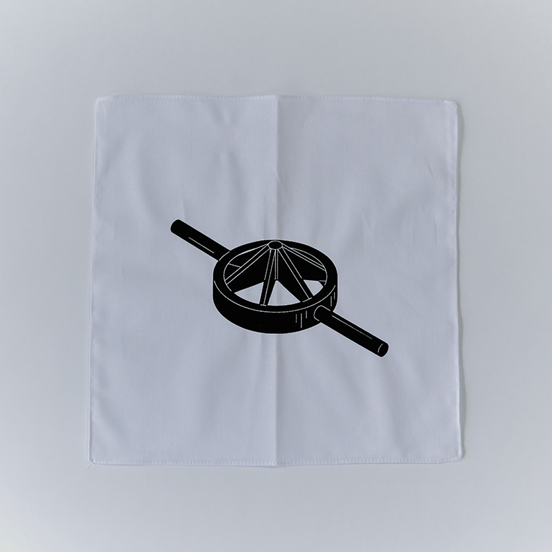 Handmade Silkscreen Cotton Poster , , large