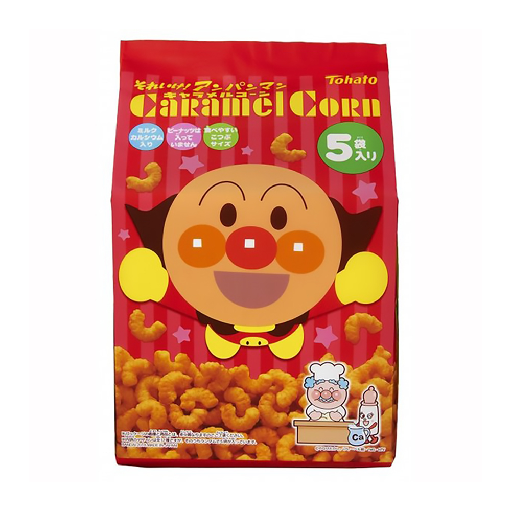 東鳩麵包超人5袋焦糖味玉米脆果, , large