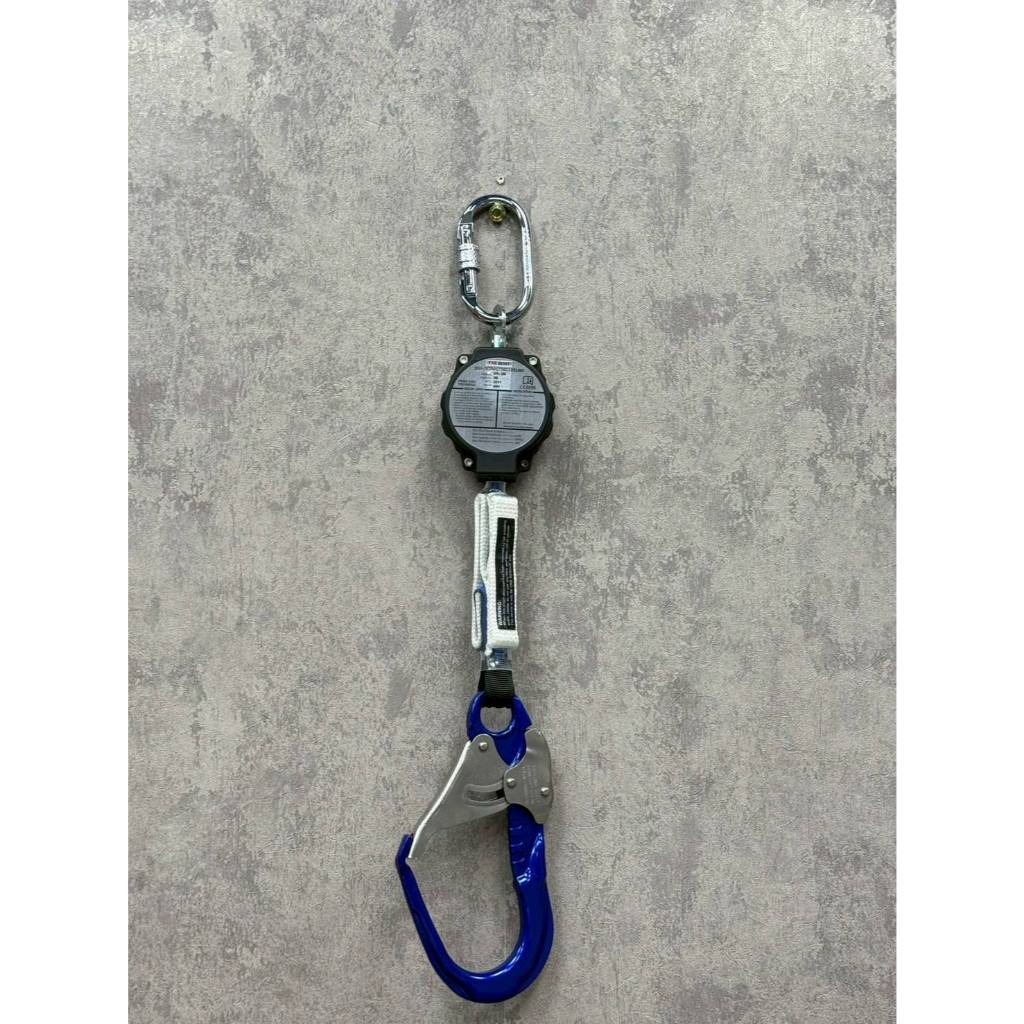 WIN五金 台灣製造FKS BOST SRL-2.0M(單顆) 織帶高空作業防墜器 通過認證CE EN 織帶防墜器 安全帶 捲吊防墜器 防墬器, , large