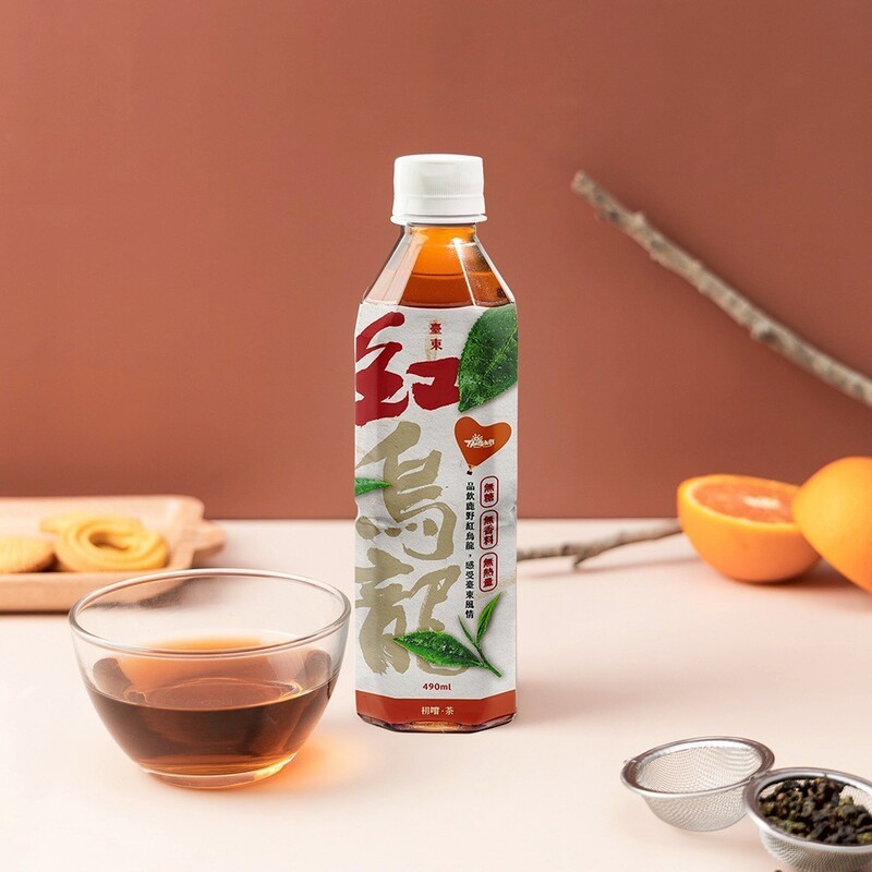 【初嚐】紅烏龍茶490ml(24入), , large