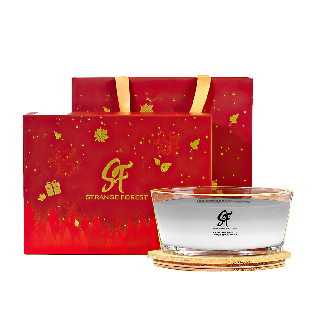 【上手家居】白噪音香氛蠟燭禮盒 苔綠初醒(香薰蠟燭/芳香蠟燭/精油蠟燭/蠟燭香氛), , large