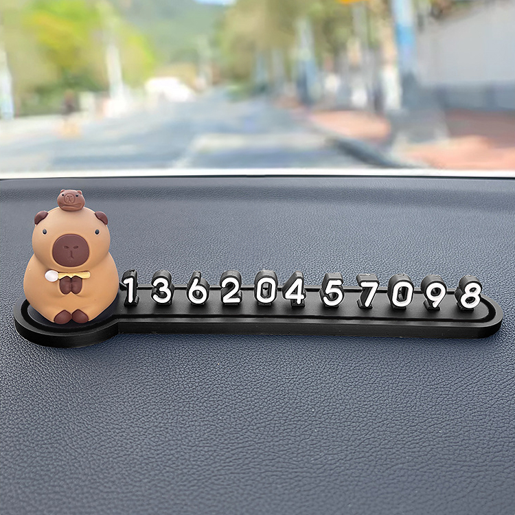 capybara-parking-number-plate, , large