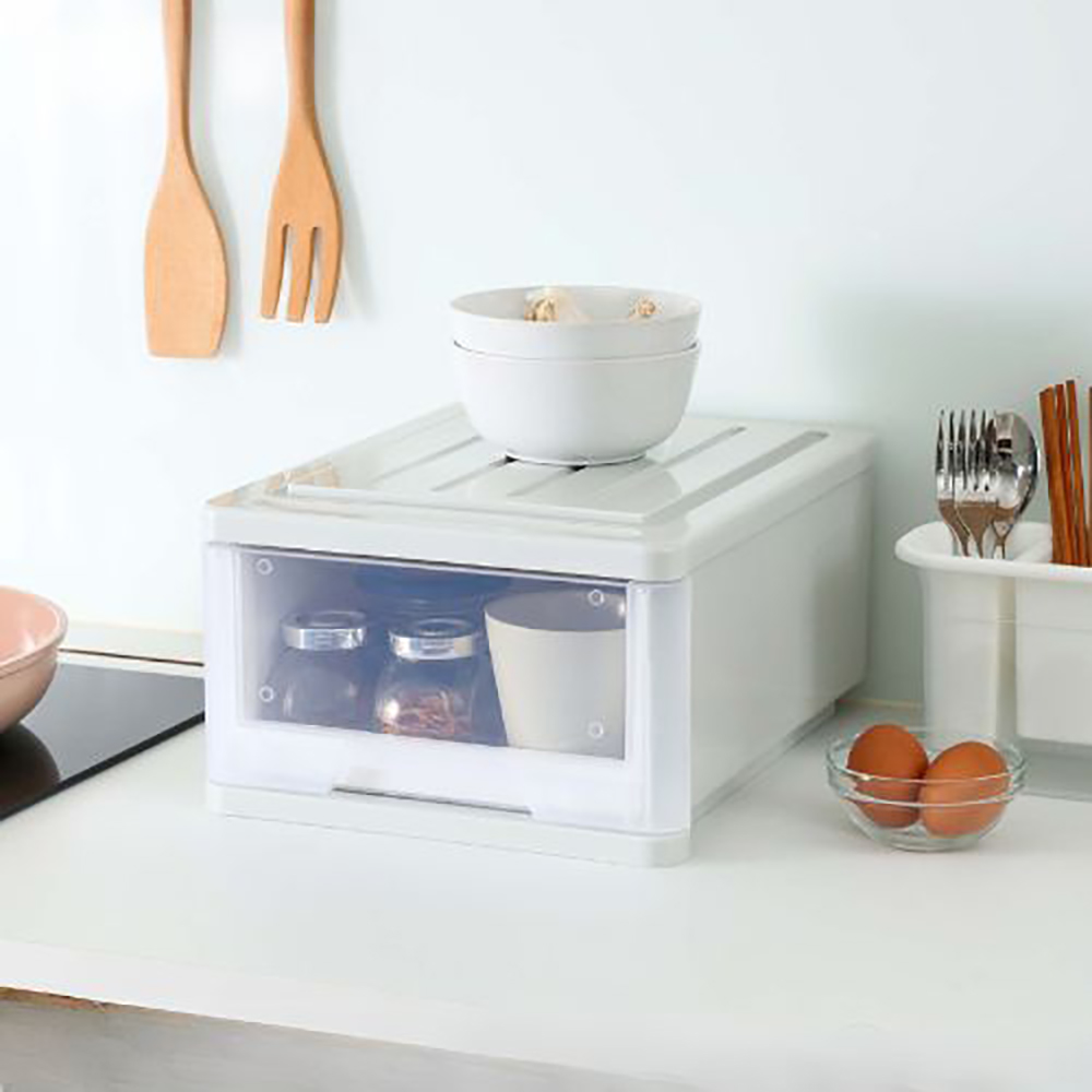 【真心良品】KEYWAY聯府  A+抽屜式收納箱10L-1入, , large