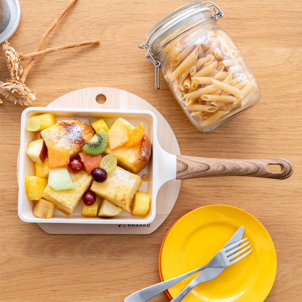 【HANAKO】日本六層陶瓷不沾鍋/玉子燒鍋(IH瓦斯爐兩用/導熱快易清洗／輕量設計), , large