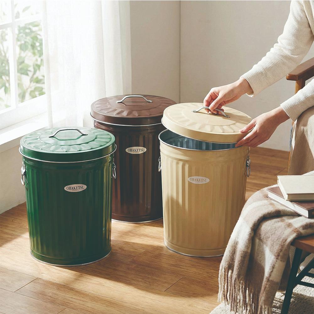 【this-this】日本渡邊金屬｜OBAKETSU 手工製垃圾桶 33L, , large