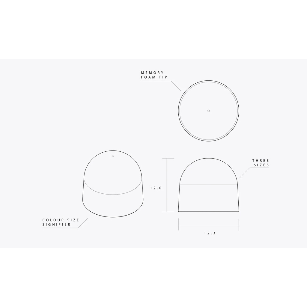 Flare EFS-SLP-XS-3PR 睡眠替換耳塞 尺寸XS【敦煌樂器】, , large