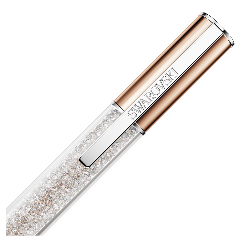 SWAROVSKI 施華洛世奇 Crystalline 水晶玫瑰金色調圓珠筆-黑色墨水(5717529), , large