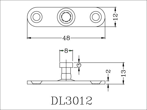 【協進五金】3分下止(#14)鎳色, , large