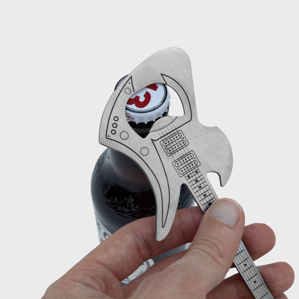 【英國 Suck UK 】Rock 不鏽鋼吉他開瓶器, , large