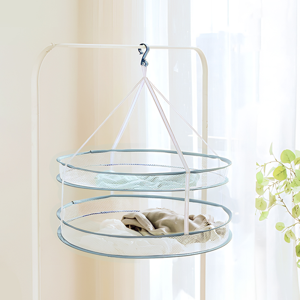 【上手家居】網眼速乾曬衣網(曬網/曬枕頭/曬衣神器/曬衣籃/晾衣網/曬襪網/晾衣籃/吊掛曬衣網), , large