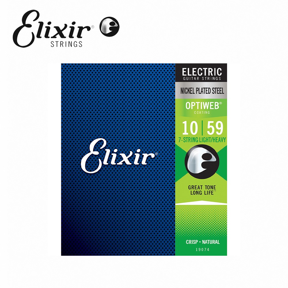 Elixir 19074 Optiweb 電吉他七弦 10-59【敦煌樂器】, , large