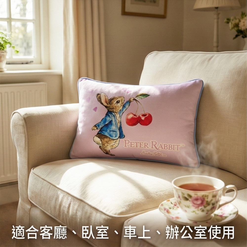 【世豐】Peter Rabbit 比得兔腰枕-粉紅櫻桃, , large