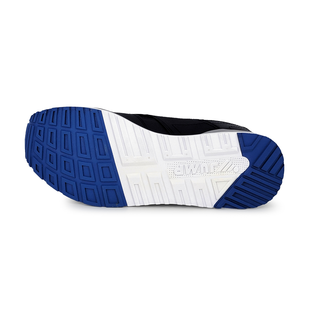 JUMP將門 輕量防水運動男鞋 男運動鞋 慢跑鞋 MIT台灣製造 透氣 耐穿 Q彈 釋壓 抗菌 防臭 耐磨 防滑 黑藍, , large