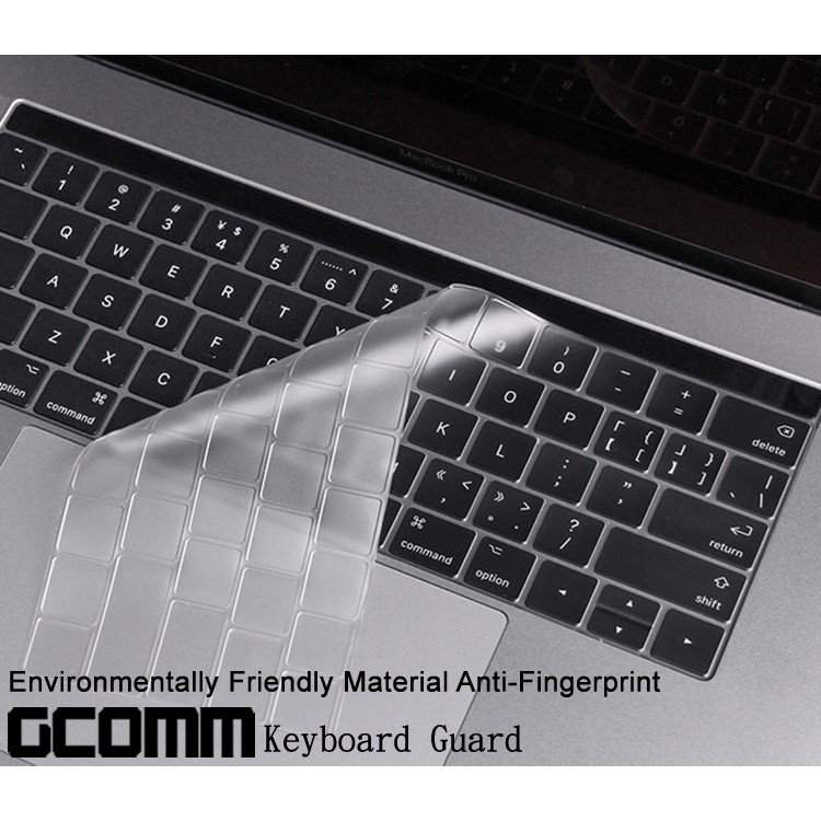 GCOMM Apple MacBook Pro Touch Bar 13吋/15吋 鍵盤保護膜 透明, , large