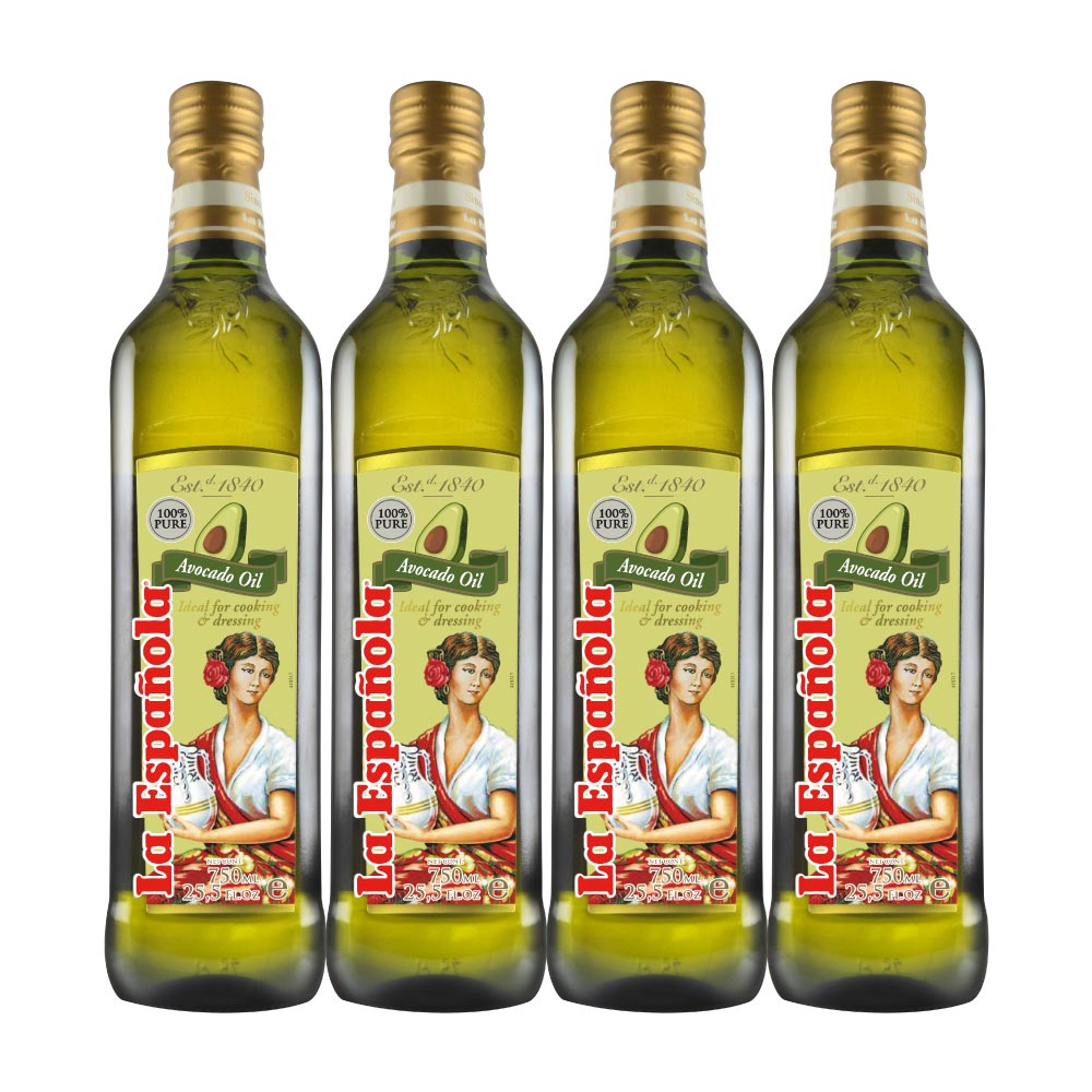 La Espanola  avocado oil 750ml-4 pieces