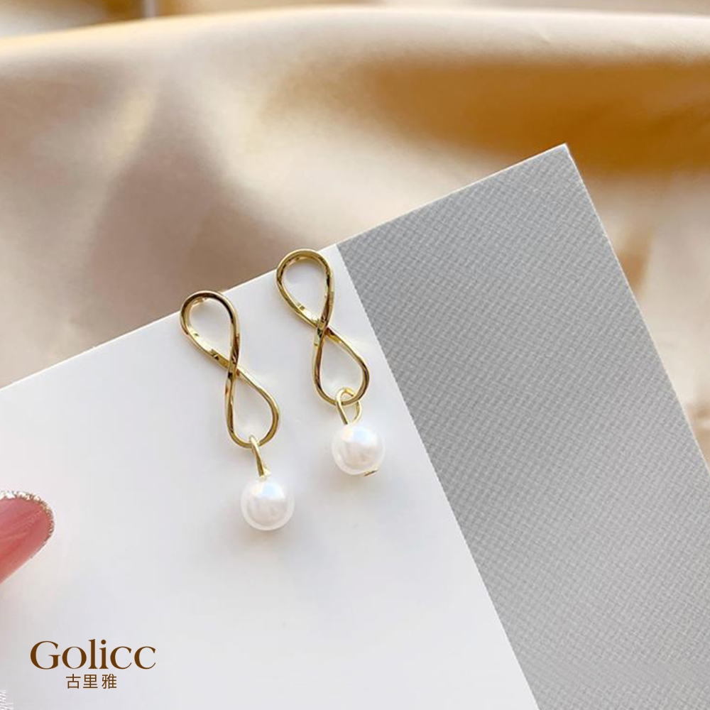 【Gulicc】古莉可 耳環 簡約珍珠耳, , large